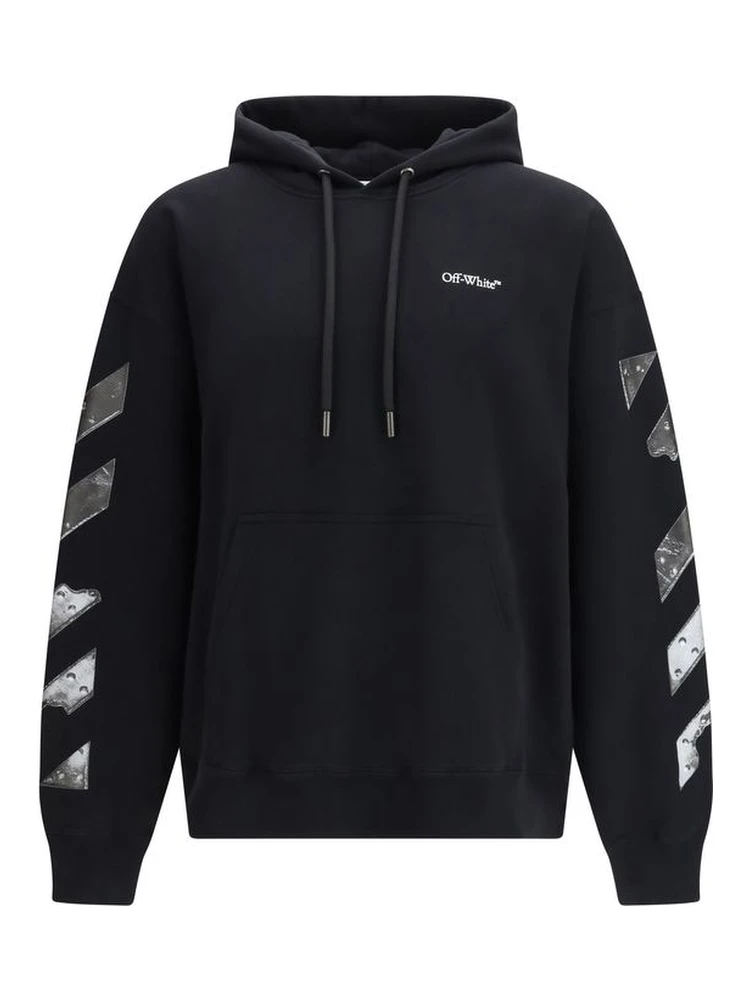 Black Cotton Sweatshirt