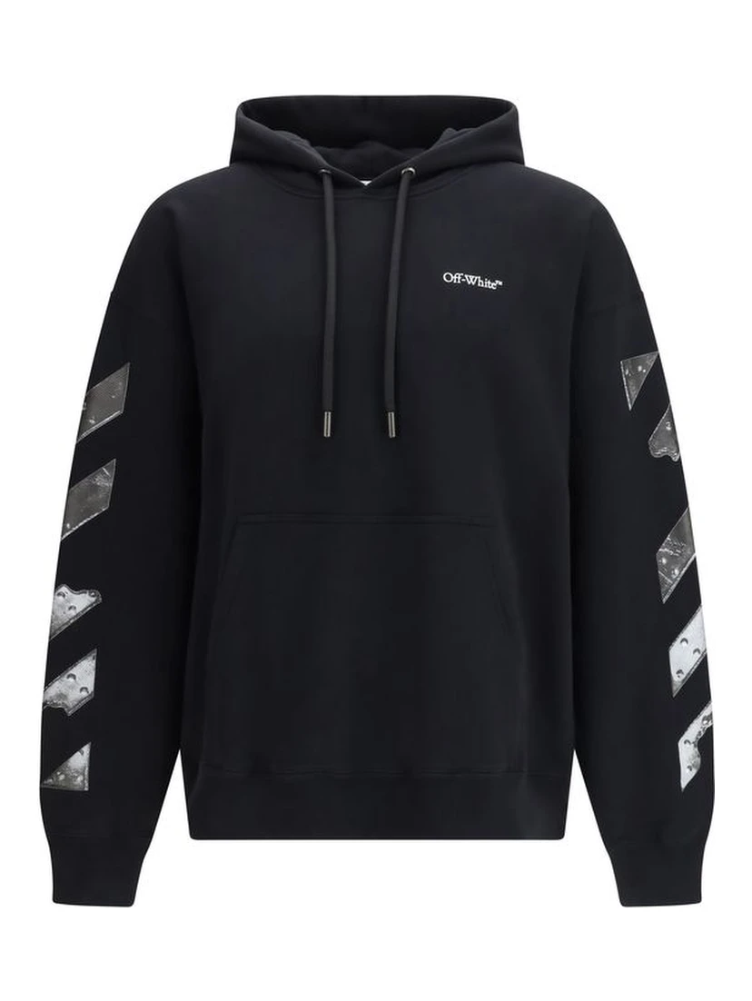 Black Cotton Sweatshirt