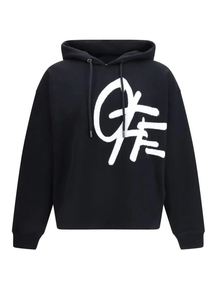 Black Cotton Sweatshirt