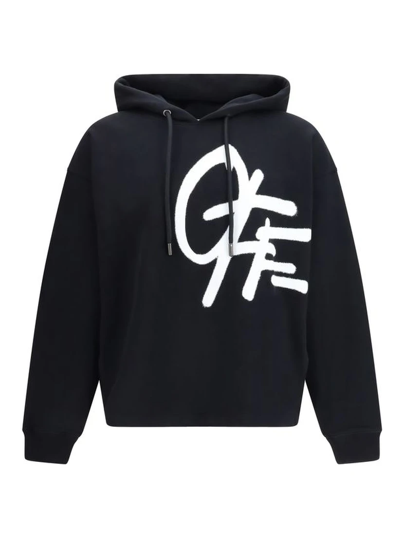 Black Cotton Sweatshirt