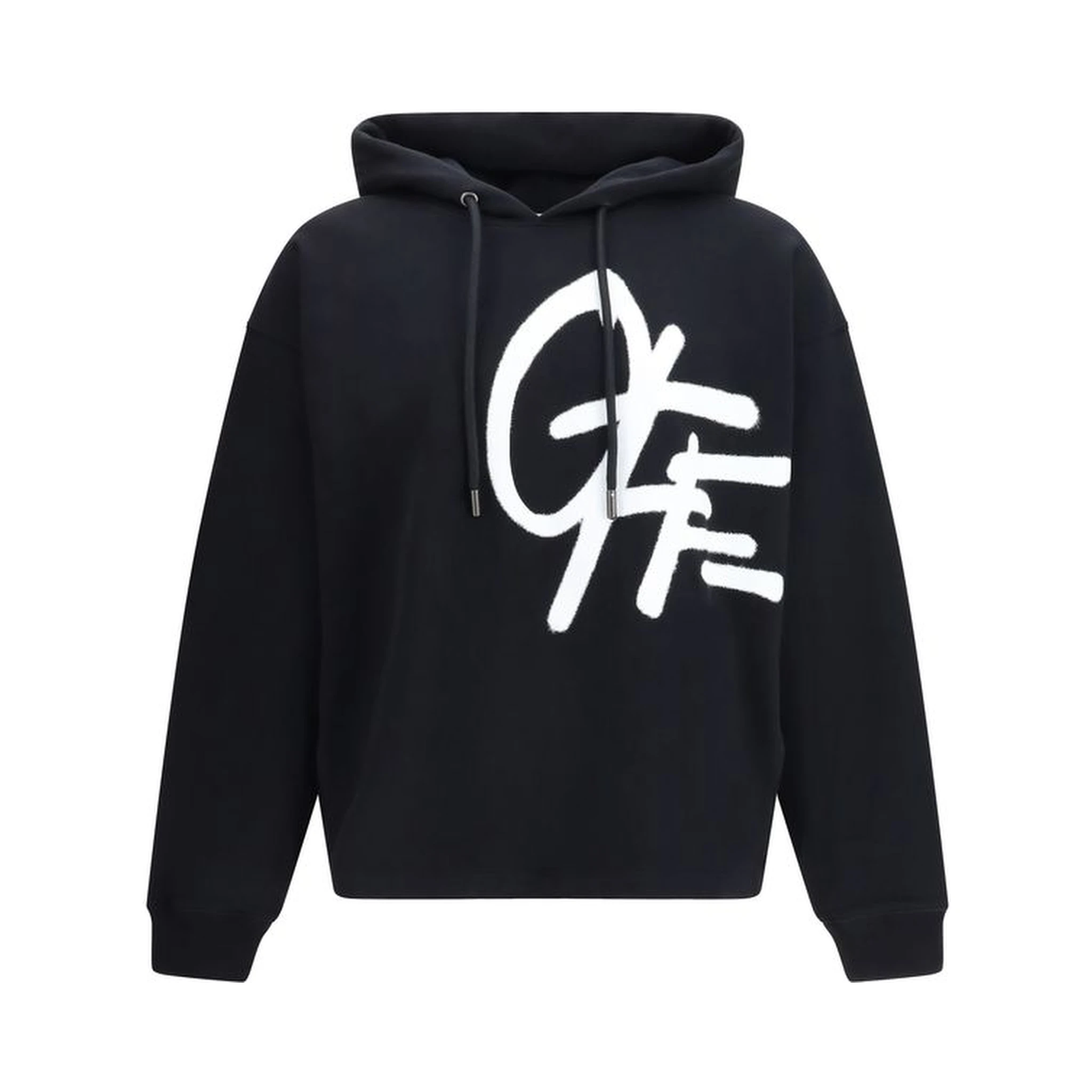 Black Cotton Sweatshirt