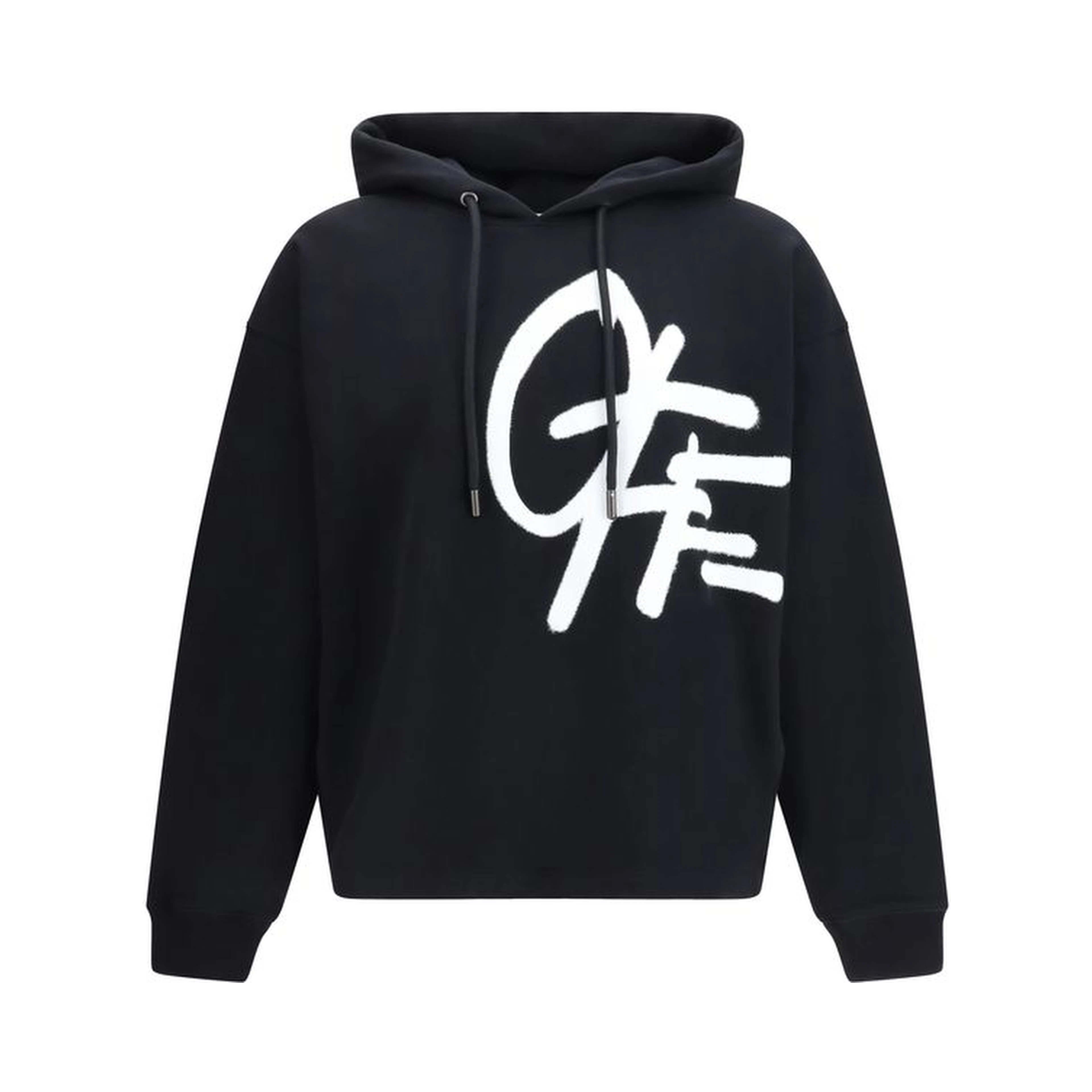 Black Cotton Sweatshirt
