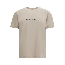 Beige Cotton T-Shirt