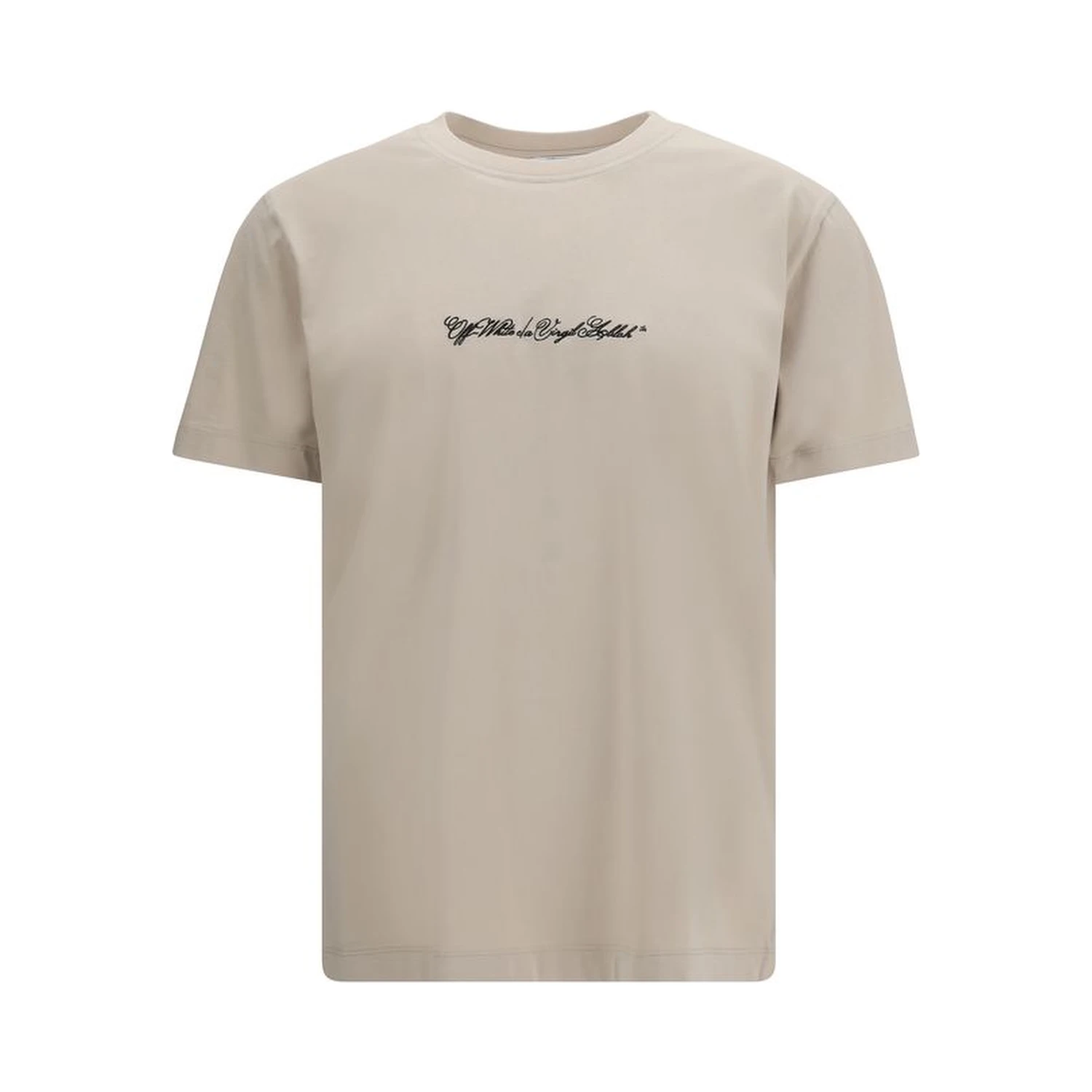 Beige Cotton T-Shirt