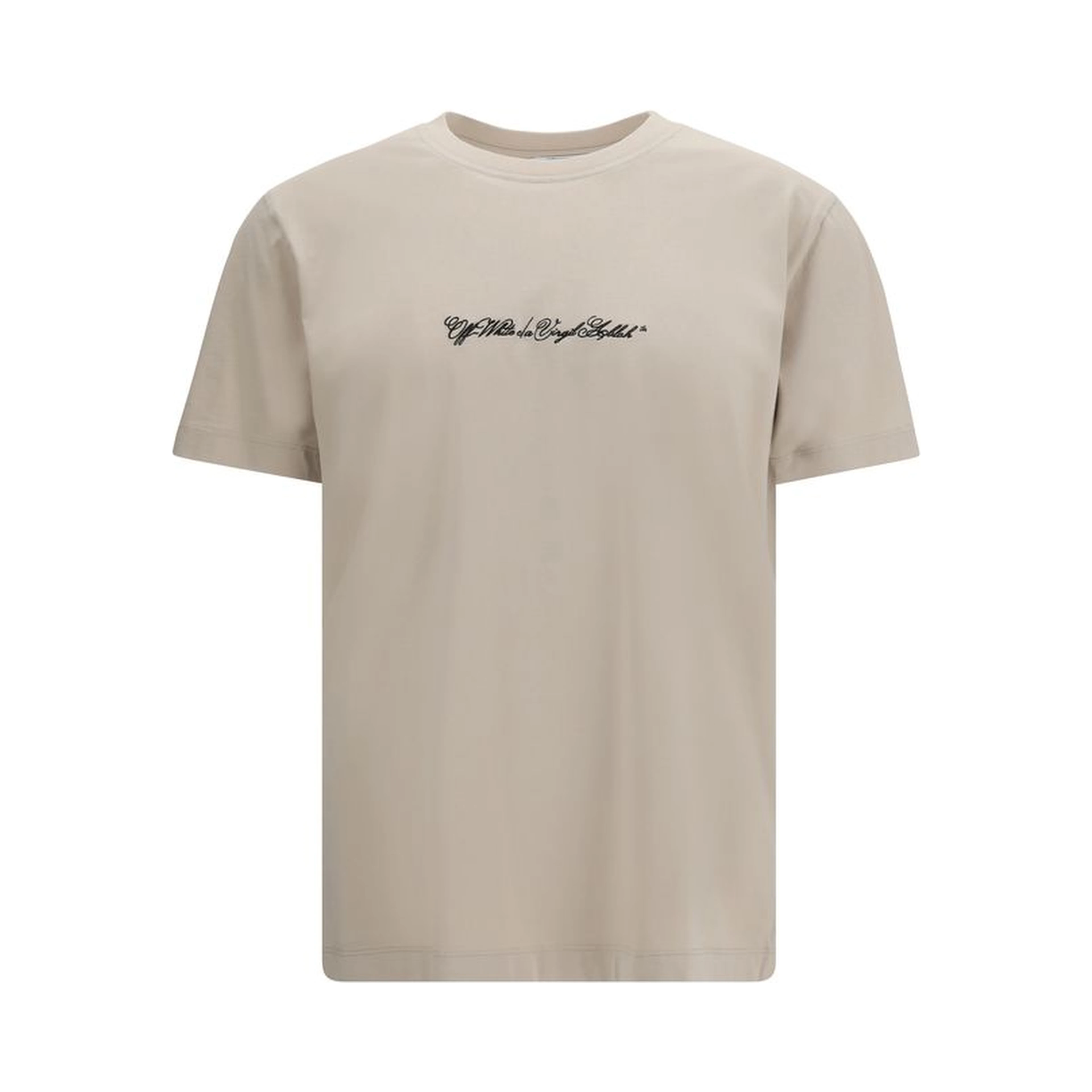 Beige Cotton T-Shirt