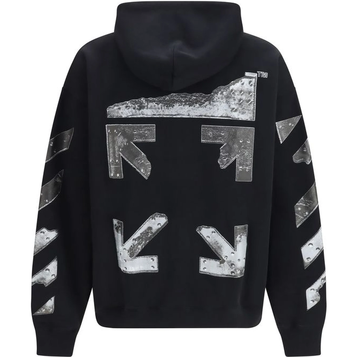 Black Cotton Sweatshirt