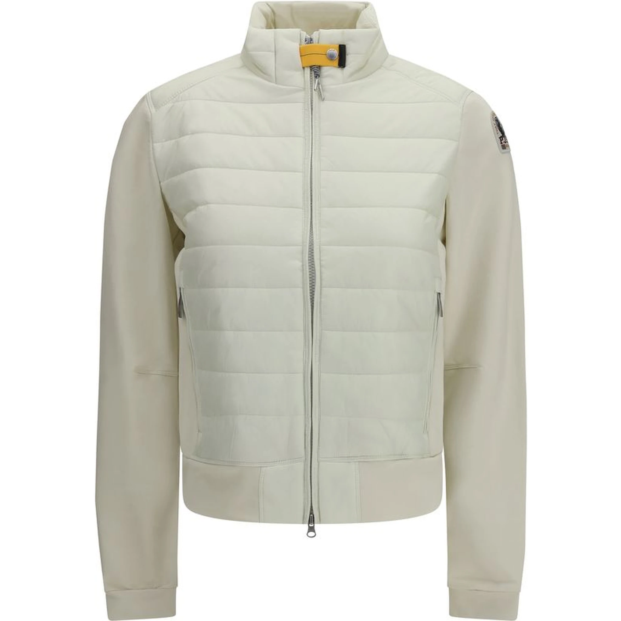 White Polyamide Bomber