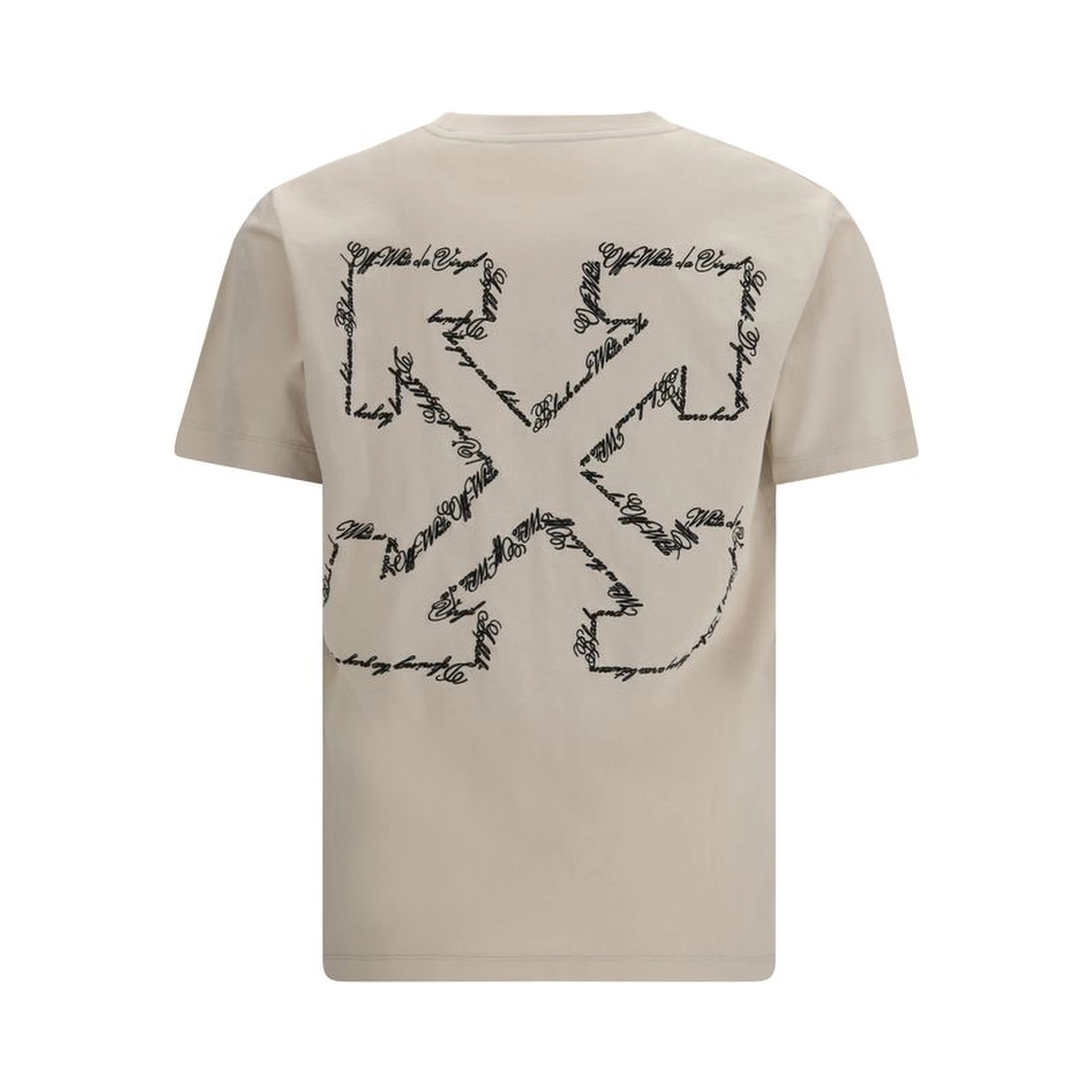 Beige Cotton T-Shirt