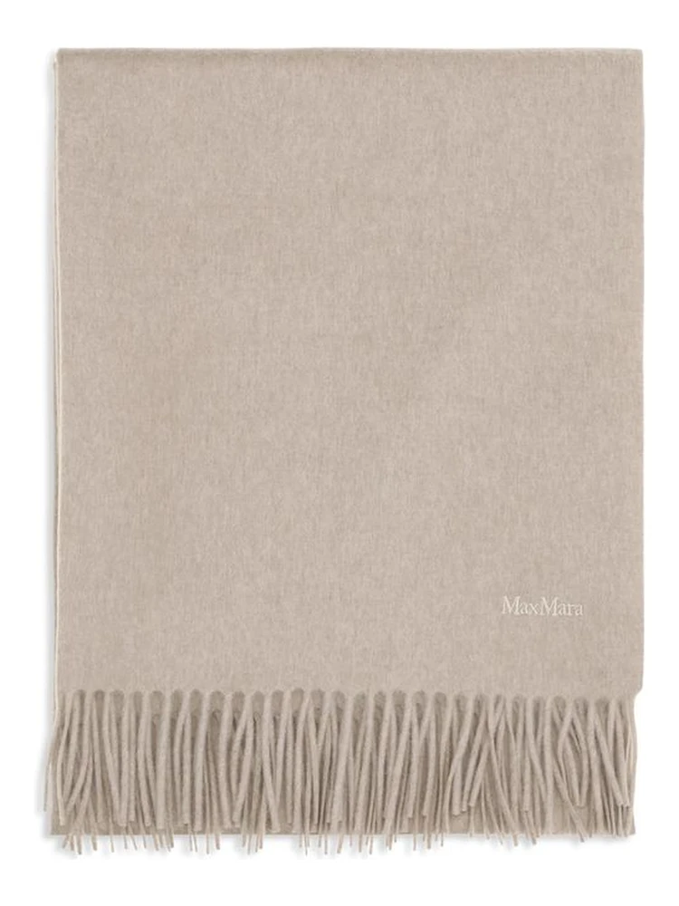 Beige Cashmere Scarf