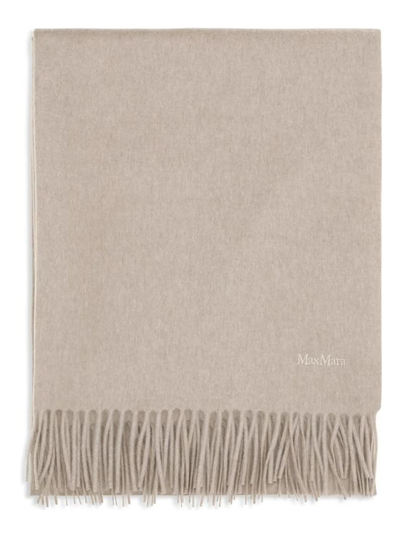 Beige Cashmere Scarf