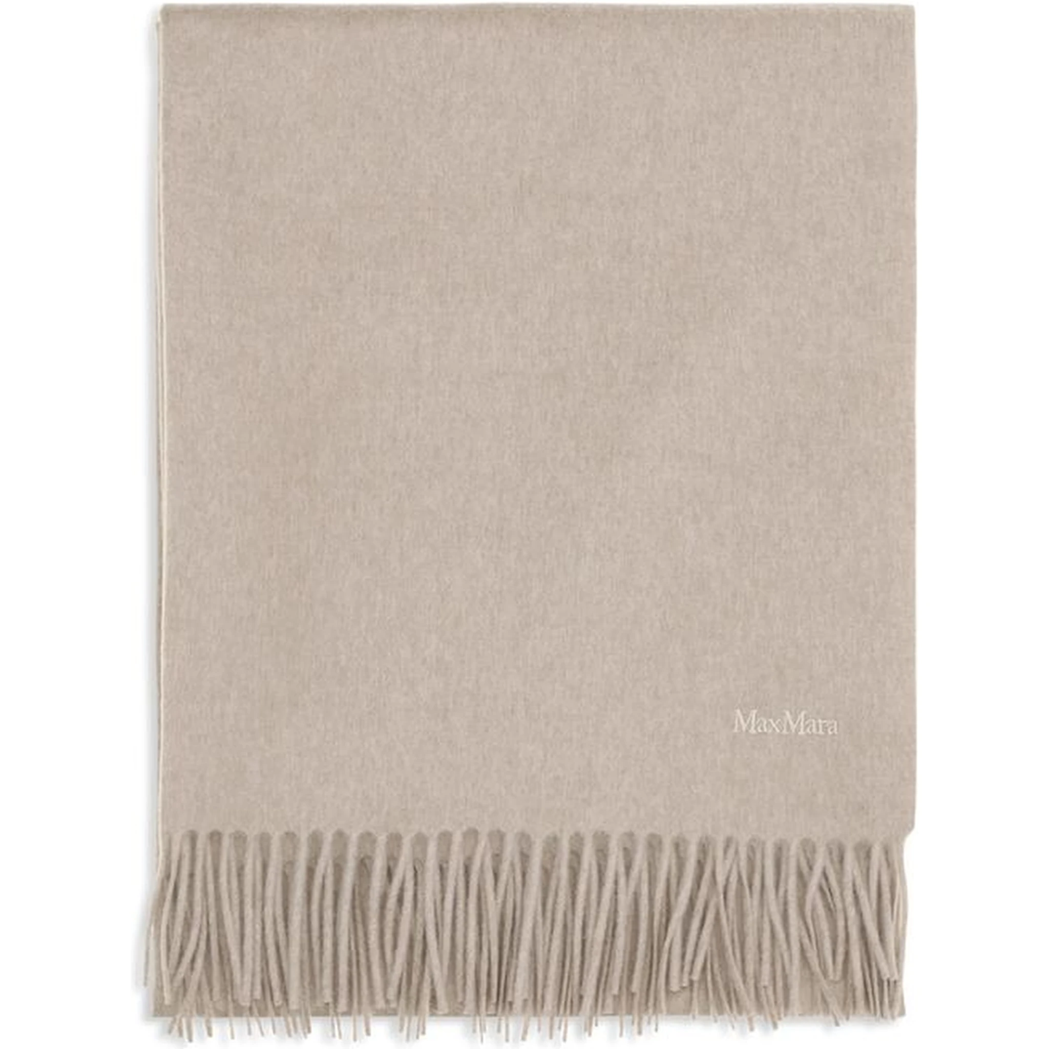Beige Cashmere Scarf