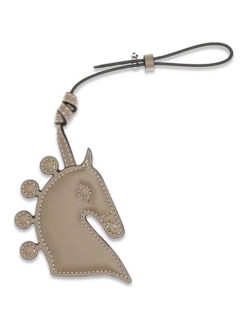 Brown Calf Leather Bos Taurus Scarf