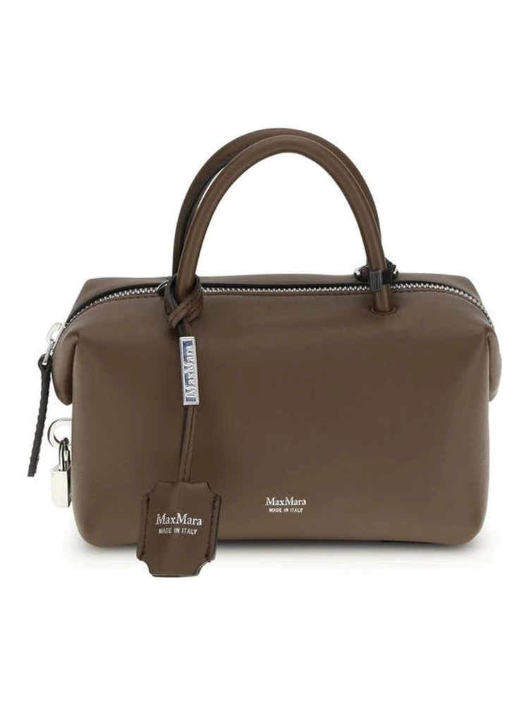 Brown Calf Leather Bos Taurus Scarf