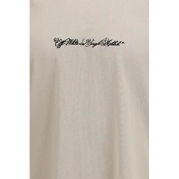 Beige Cotton T-Shirt