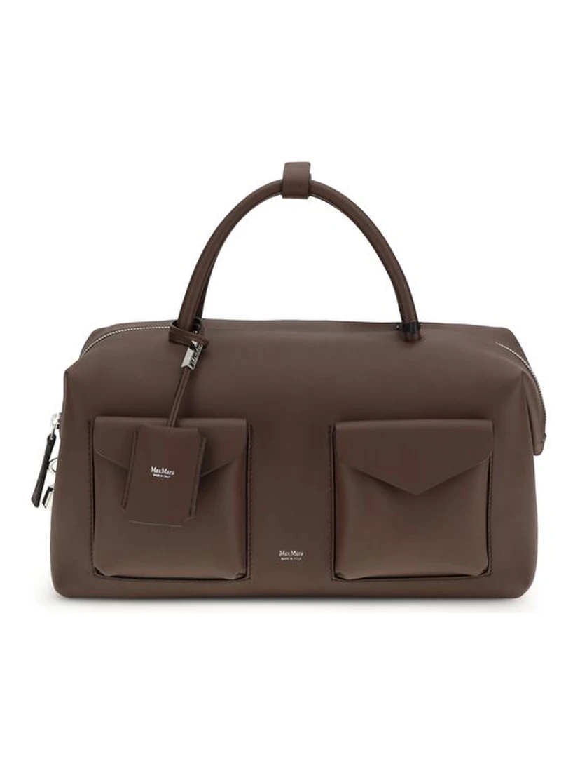 Brown Calf Leather Bos Taurus Scarf