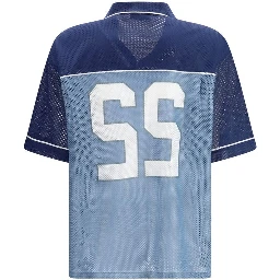Blue Polyester Sportswear