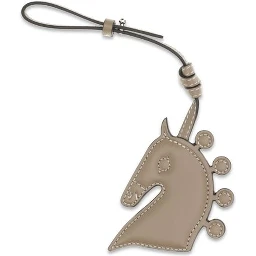 Brown Calf Leather Bos Taurus Scarf