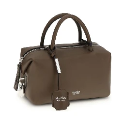 Brown Calf Leather Bos Taurus Scarf