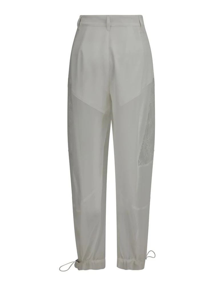White Polyester Casual Pants alternative