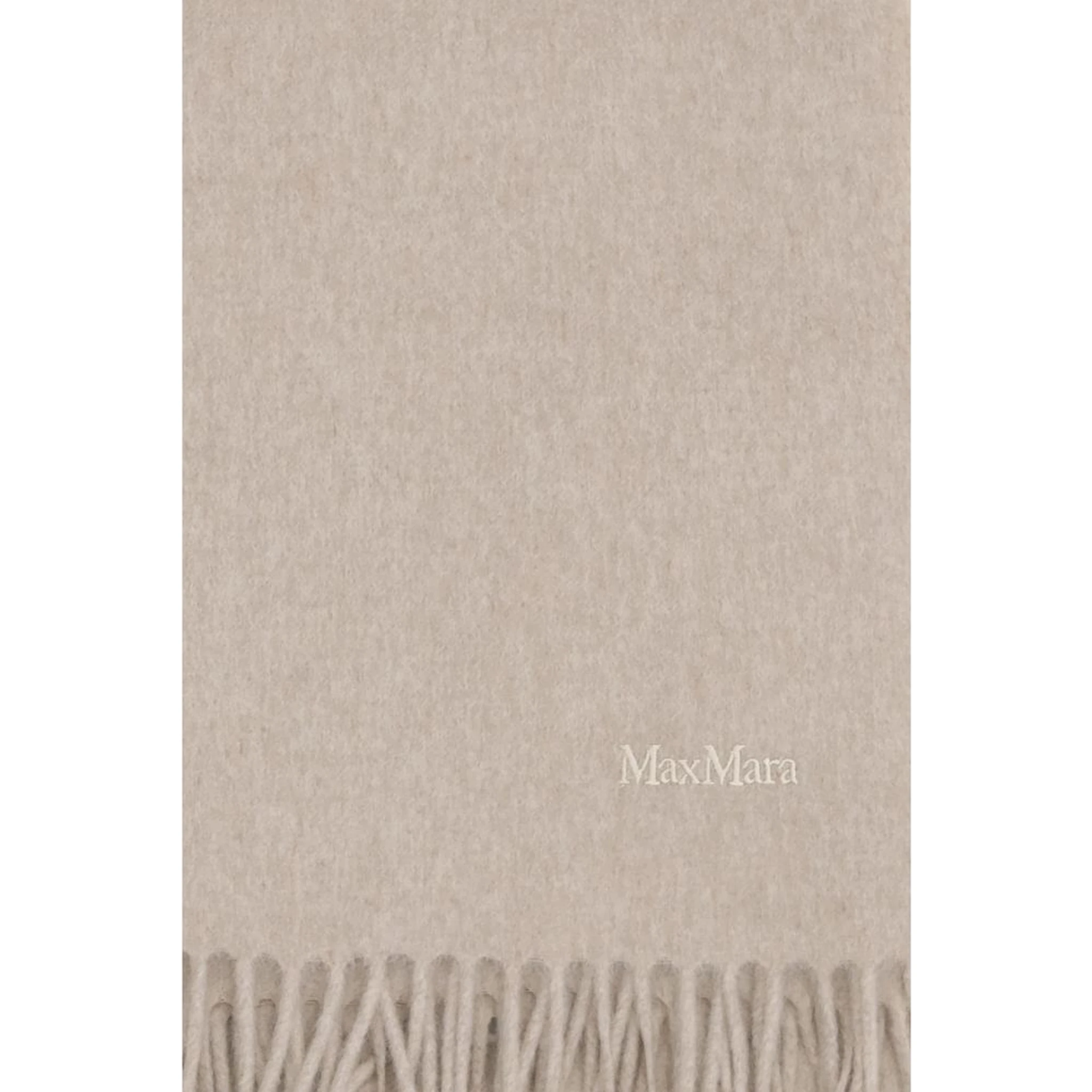 Beige Cashmere Scarf