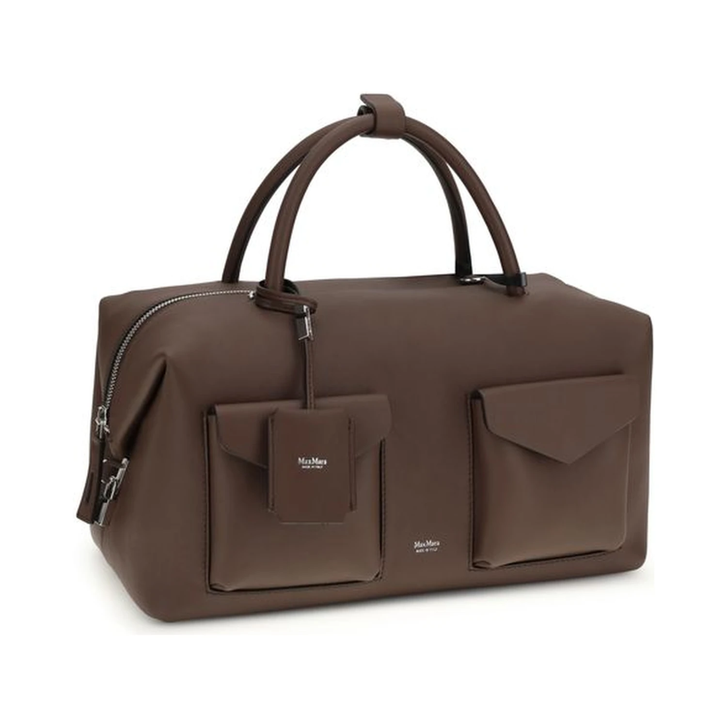Brown Calf Leather Bos Taurus Scarf