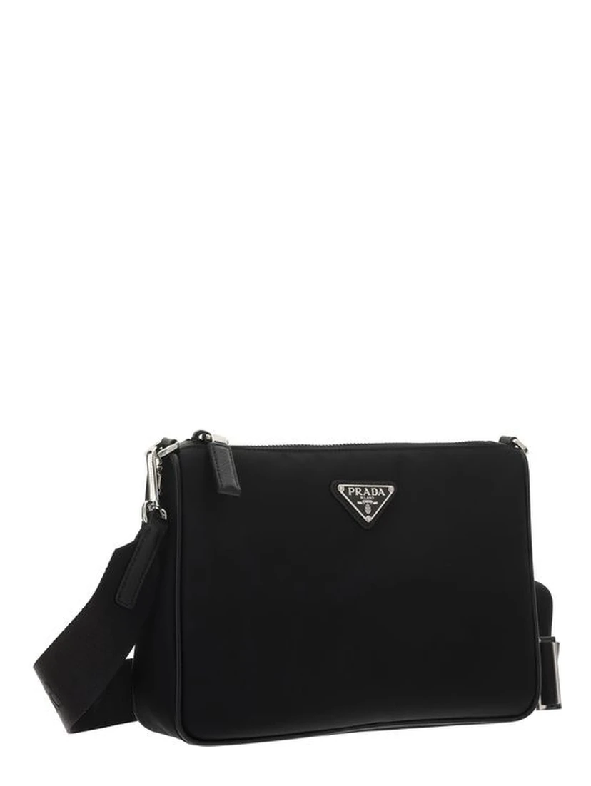 Black Calf Leather Bos Taurus Shoulder Bag