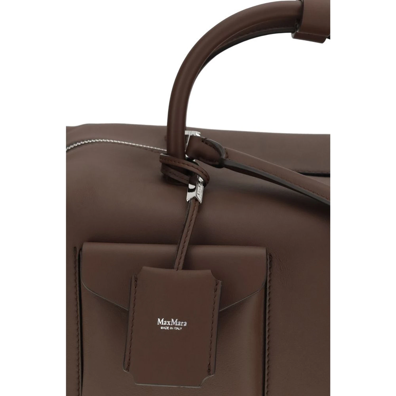 Brown Calf Leather Bos Taurus Scarf