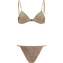 Brown Viscose Bikini