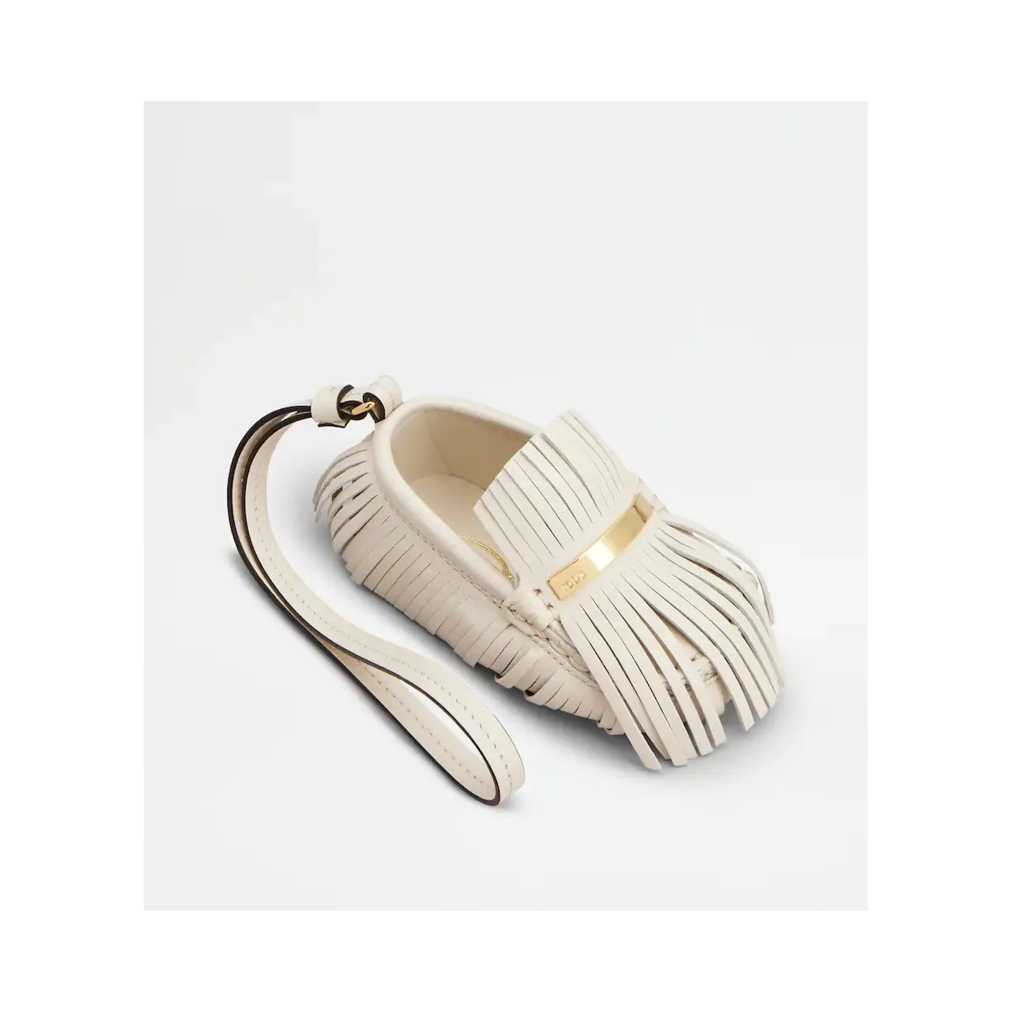 "Gommino" leather charm