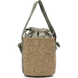 "Rafia" mini shoulder bag