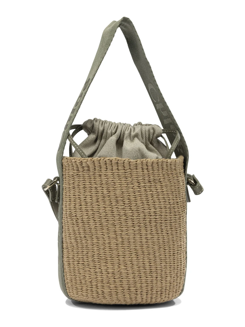 "Rafia" mini shoulder bag