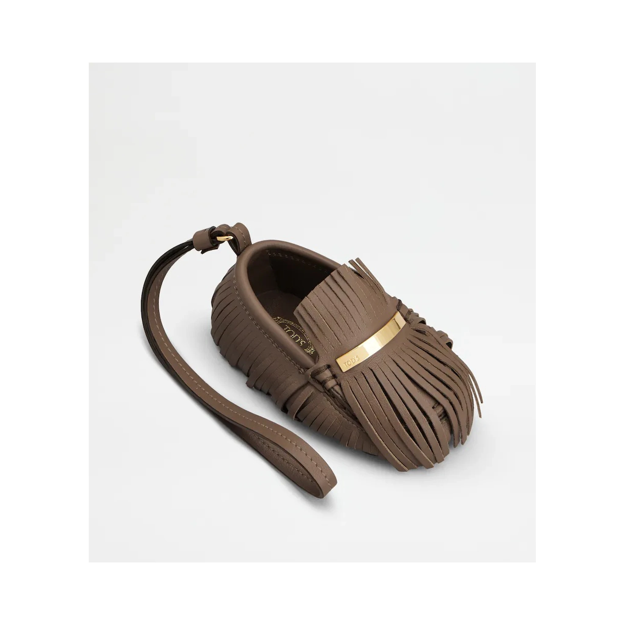 "Gommino" leather charm