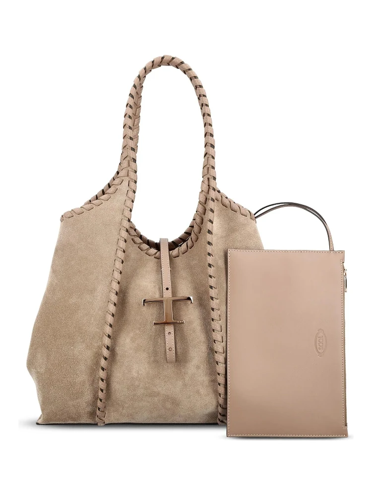 "T Timeless" large shoulder bag