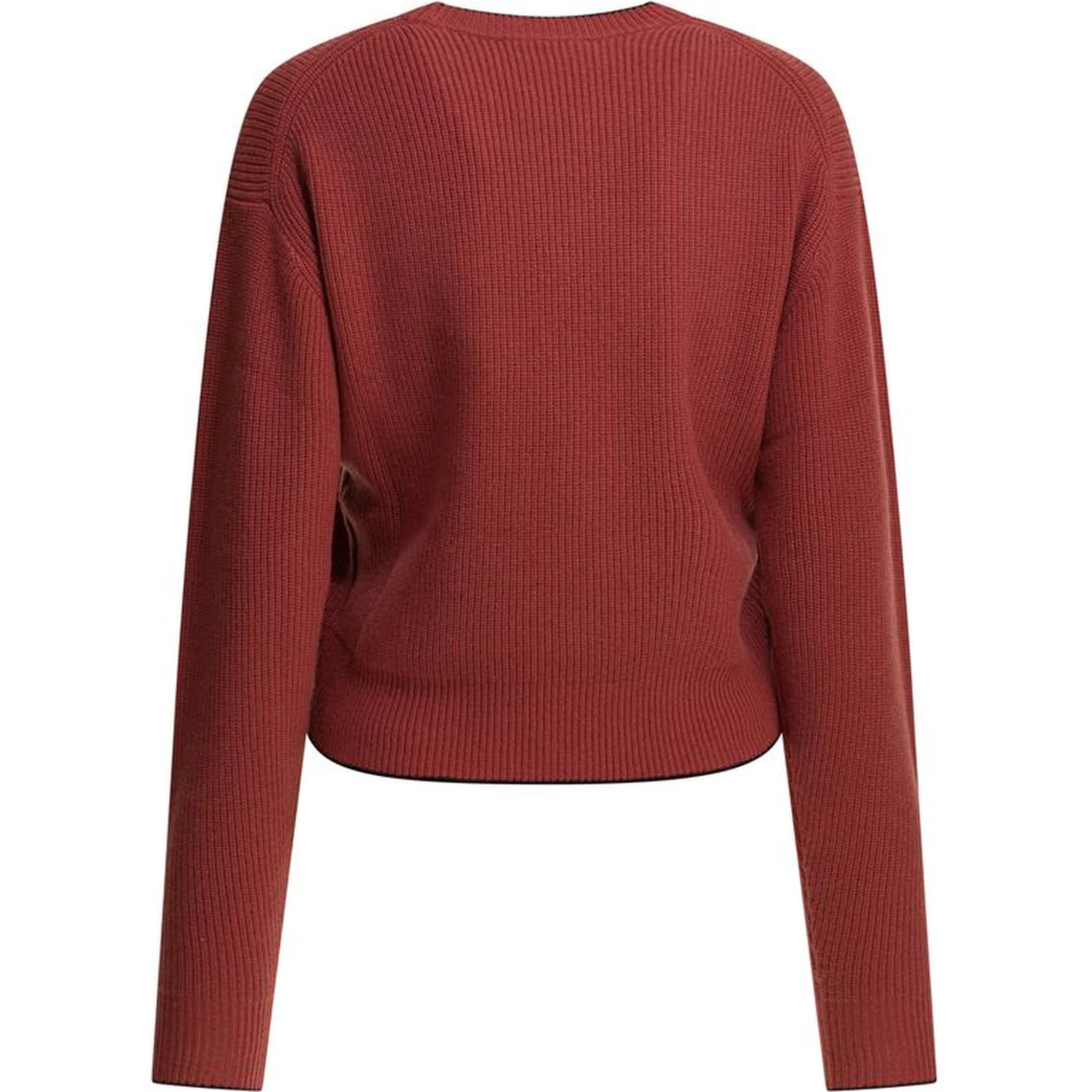 Wool and cashmere crewneck knitwear with logo