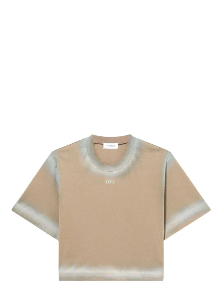 تيشيرتات وبولو من ماركة أوف وايت باللون البيج