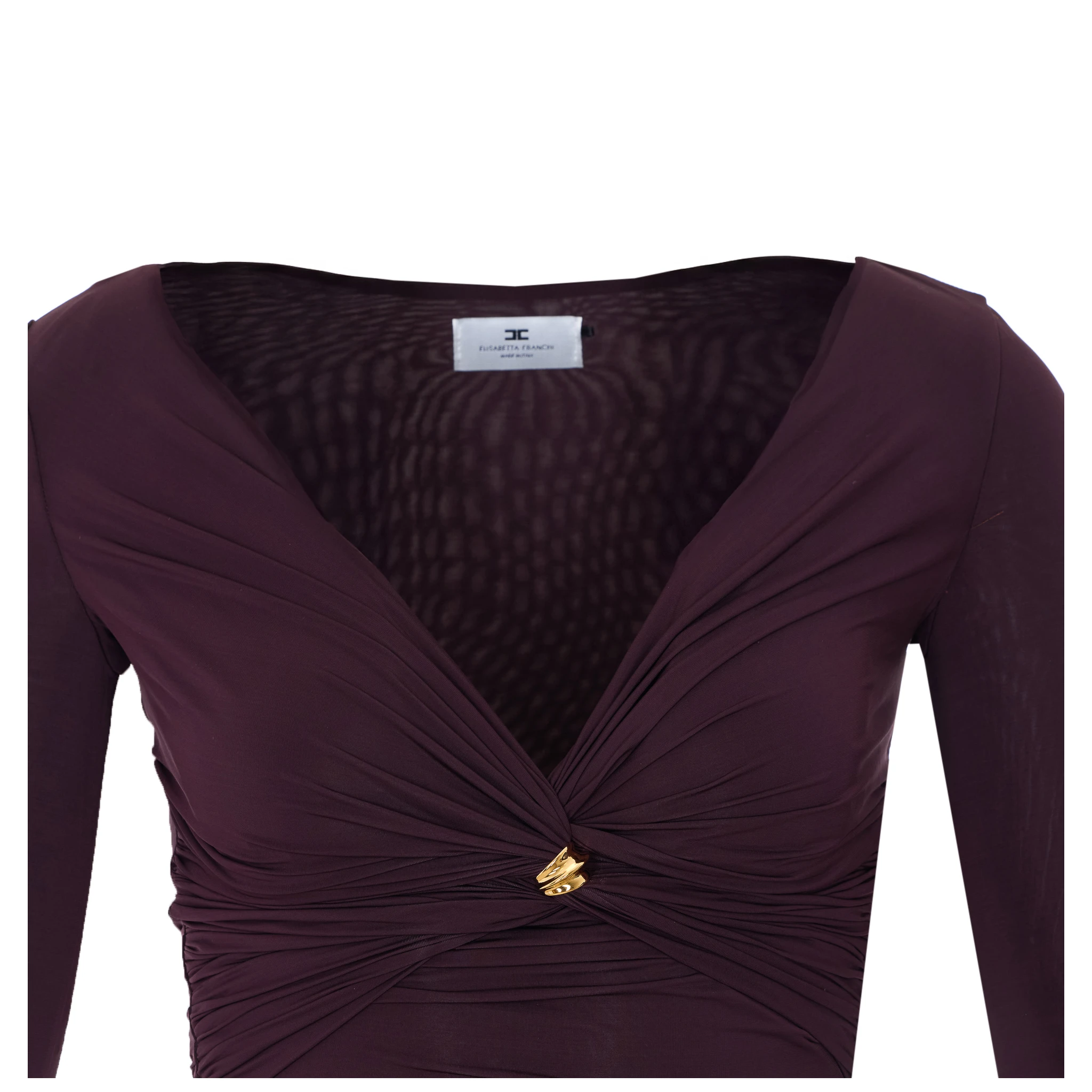 Elisabetta Franchi Top Brown