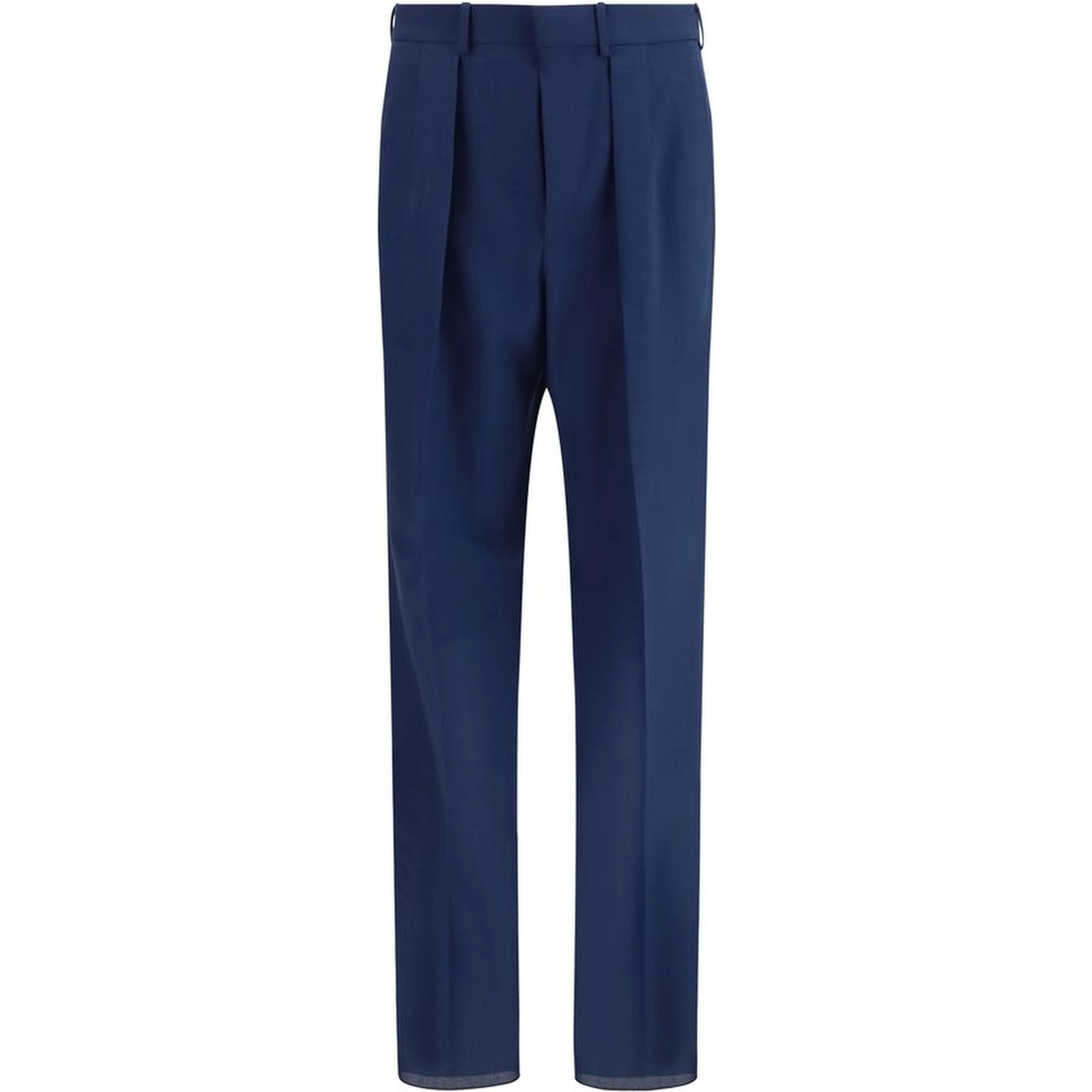 Bicolor Wool Dress Pants