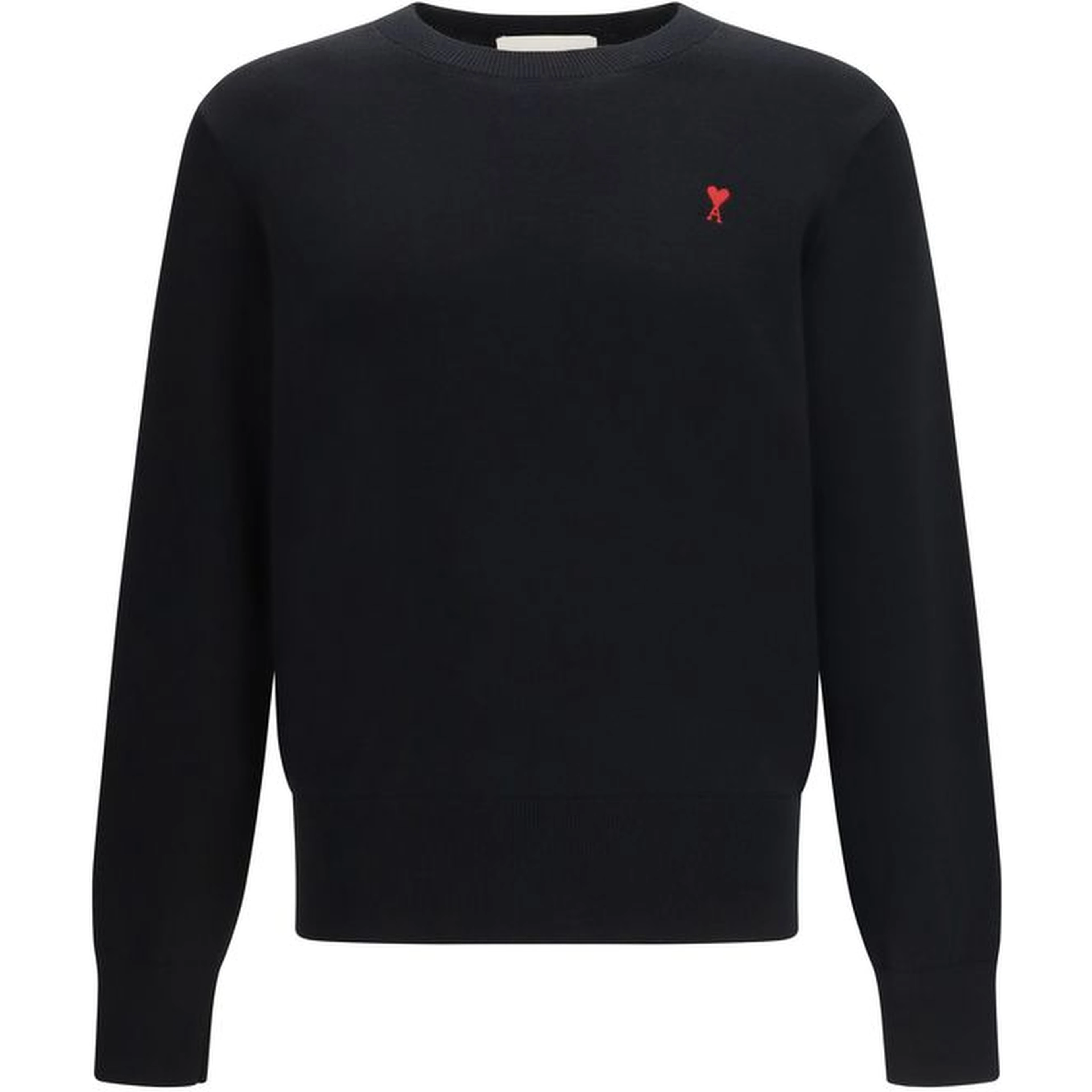 Black Merino Wool Sweatshirt