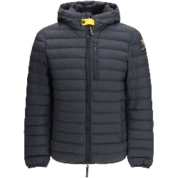 Blue Polyamide Full-Length Jacket