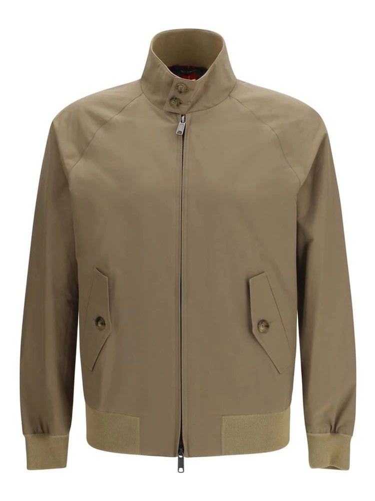 Beige Polyester Jackets And Coat