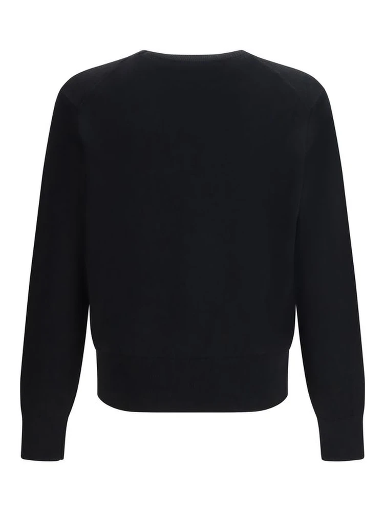 Black Merino Wool Sweatshirt alternative