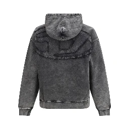 Black Cotton Sweatshirt