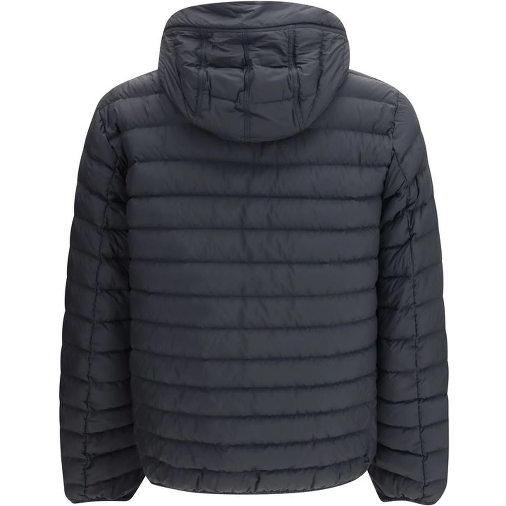 Blue Polyamide Full-Length Jacket