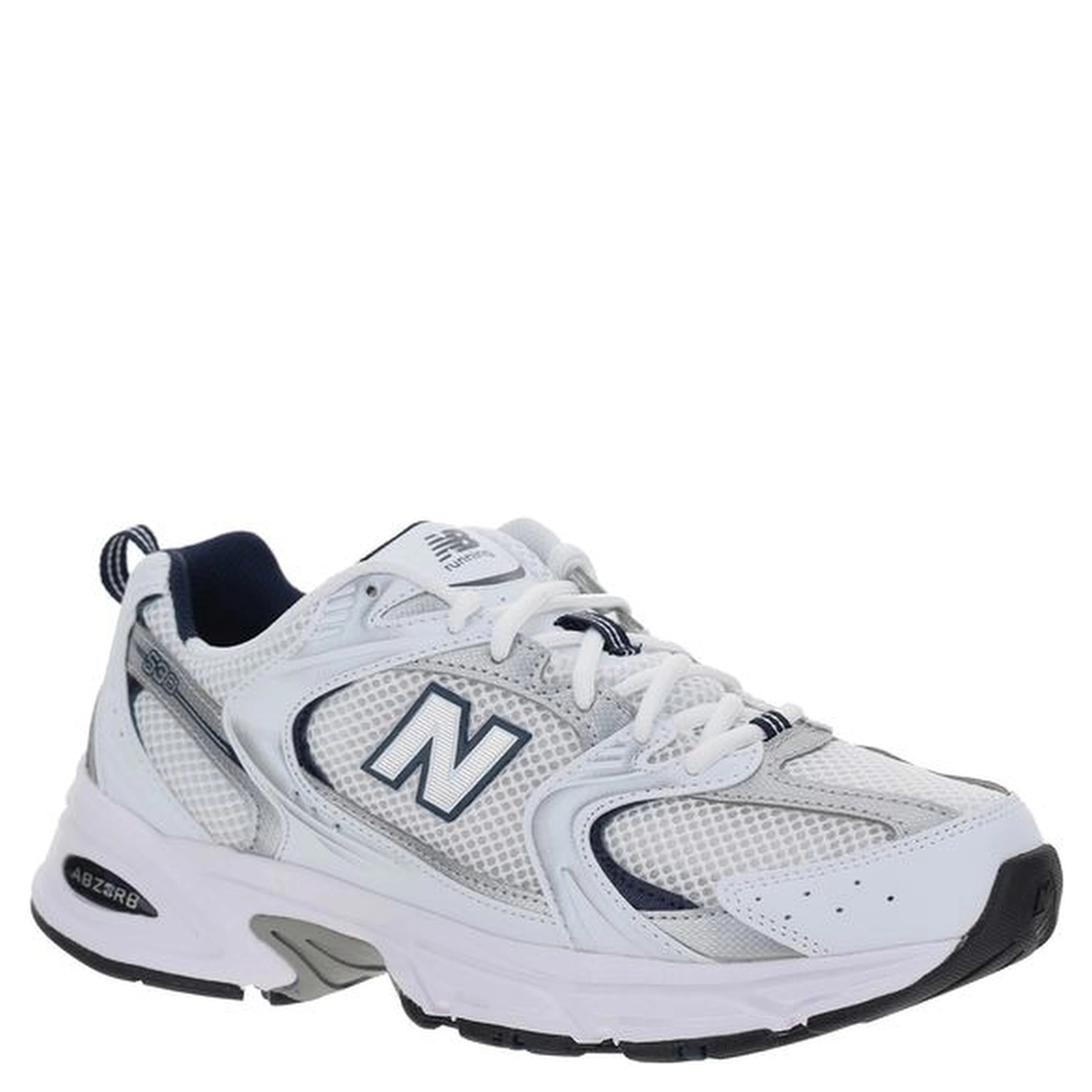 White Polyethylene Athletic Sneakers