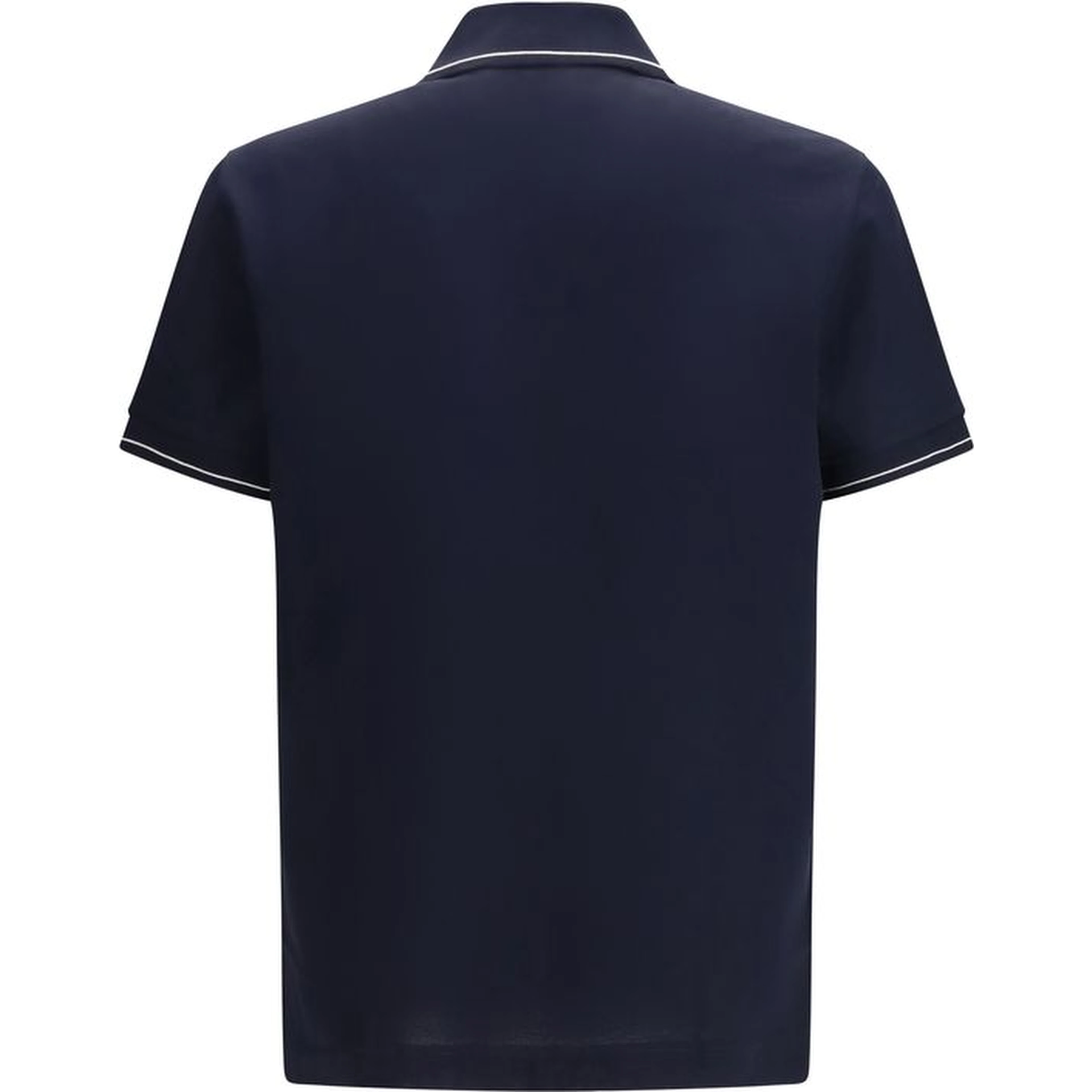Blue Cotton Polo Shirt