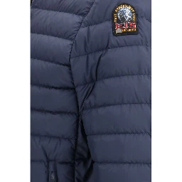 Blue Fabric Shell Jacket
