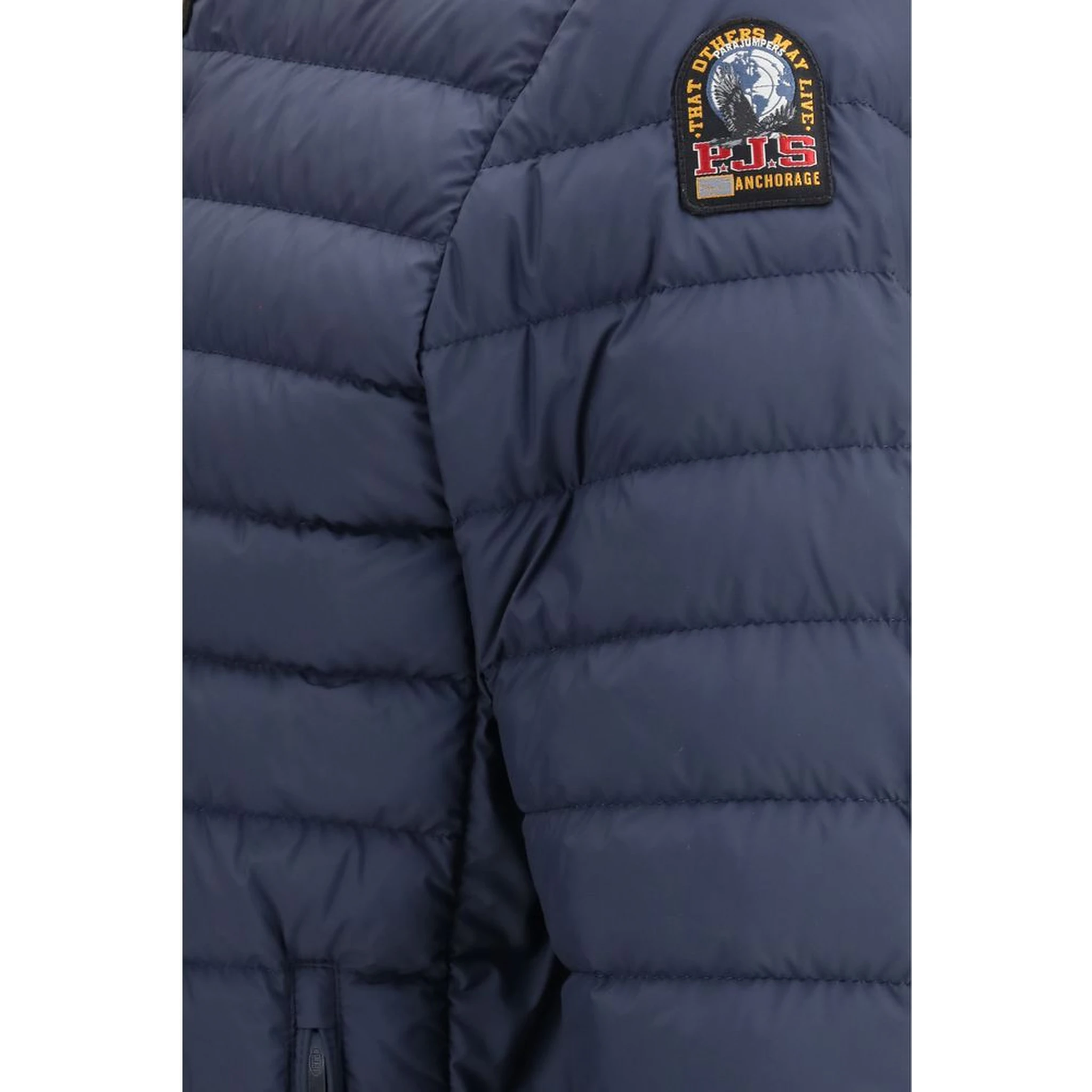 Blue Fabric Shell Jacket