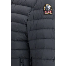 Blue Polyamide Full-Length Jacket