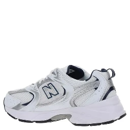 White Polyethylene Athletic Sneakers