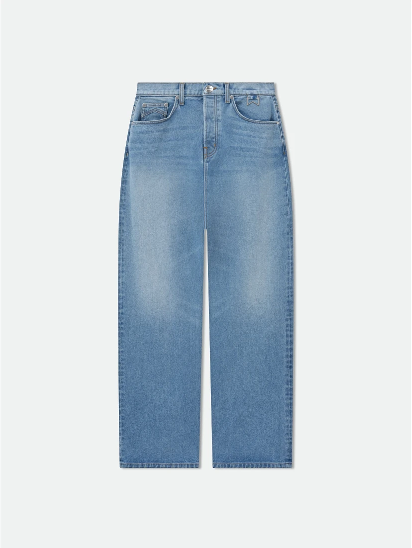 Blue Cotton Jeans Denim